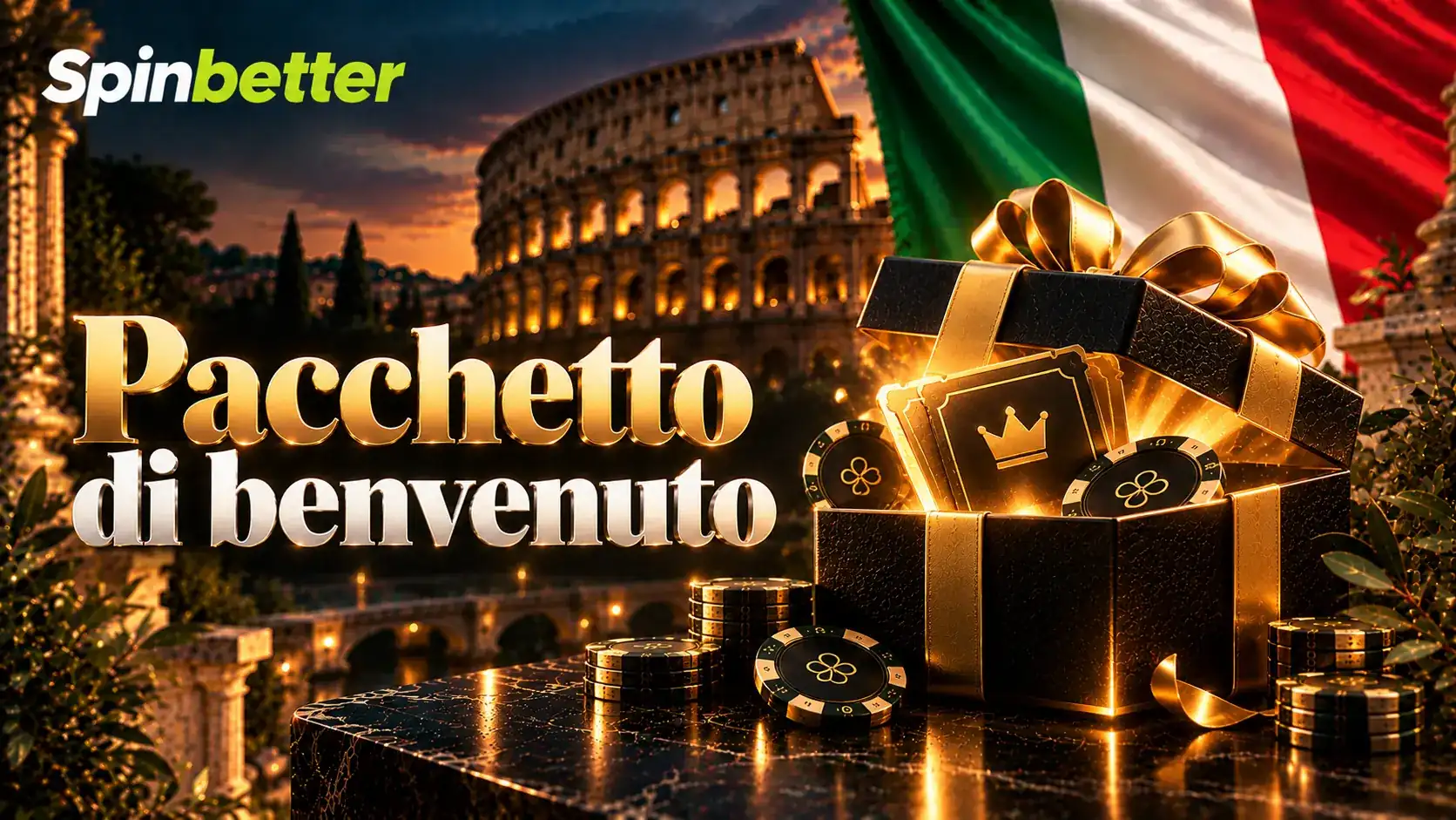 Pacchetto di benvenuto SpinBetter su quattro ricariche fino a 1 500 EUR